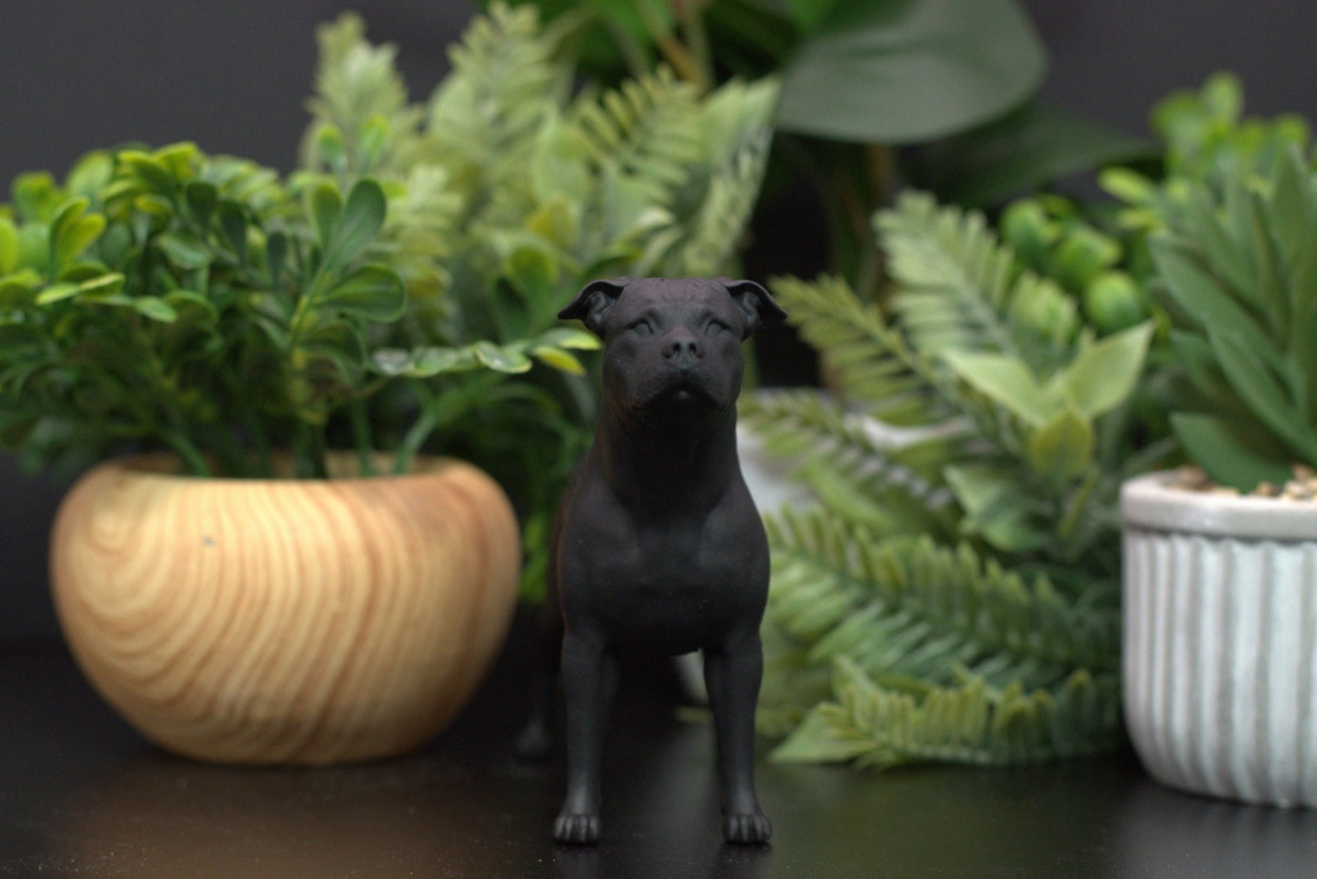 American Staffordshire Standing Statue - Furever Figures