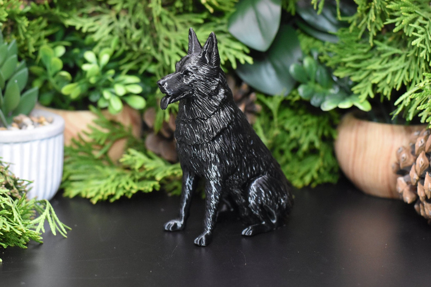German Shepherd Figurine, German Shepard Dog Gift, German Shepard Gift, German Shepard Owner, Gift For Dog Owner, Dog Lover Gift - Furever Figures