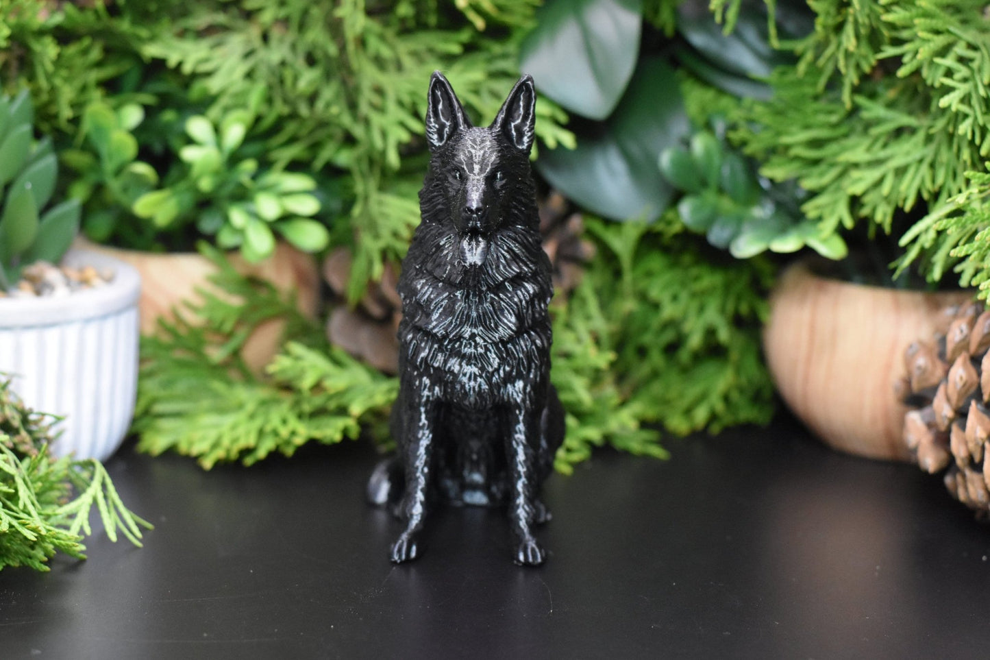 German Shepherd Figurine, German Shepard Dog Gift, German Shepard Gift, German Shepard Owner, Gift For Dog Owner, Dog Lover Gift - Furever Figures
