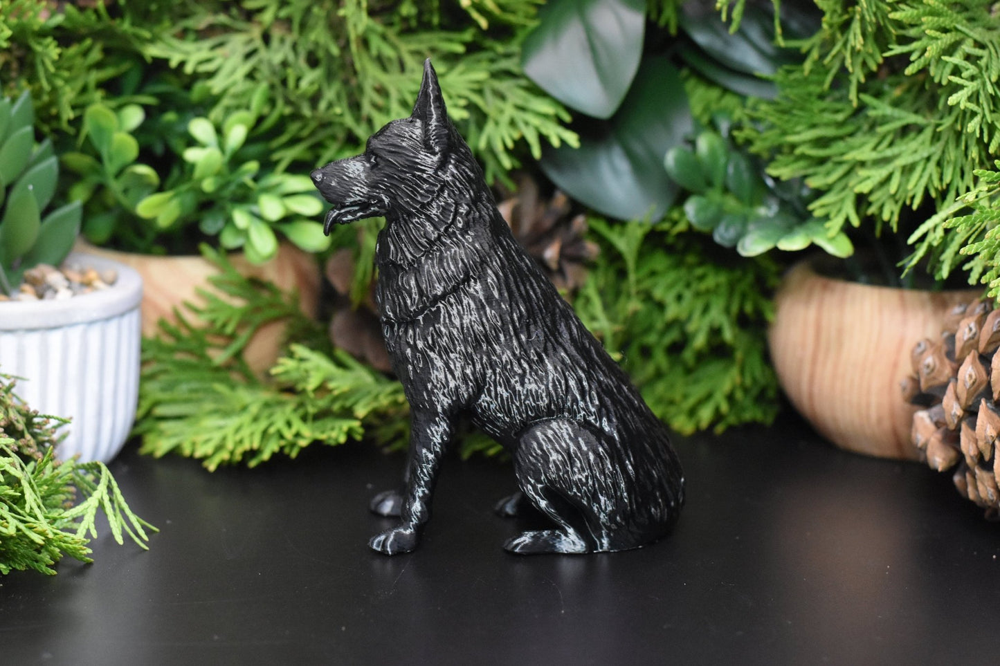 German Shepherd Figurine, German Shepard Dog Gift, German Shepard Gift, German Shepard Owner, Gift For Dog Owner, Dog Lover Gift - Furever Figures