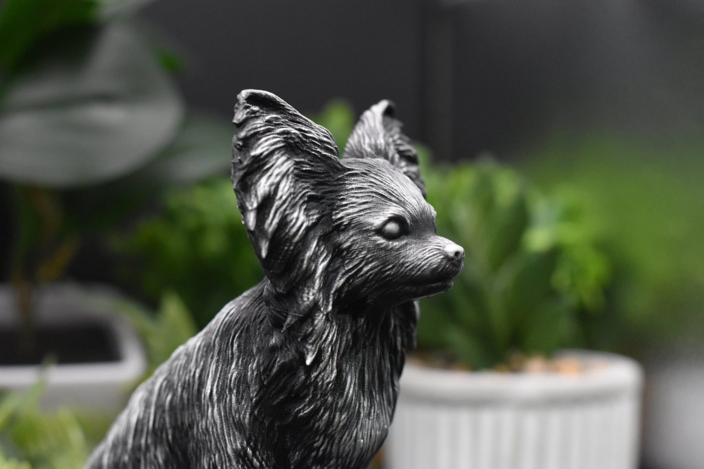 Papillon Sitting Statue - Furever Figures