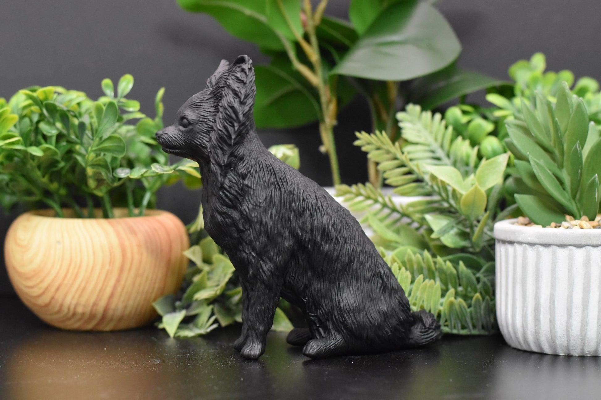 Papillon Sitting Statue - Furever Figures