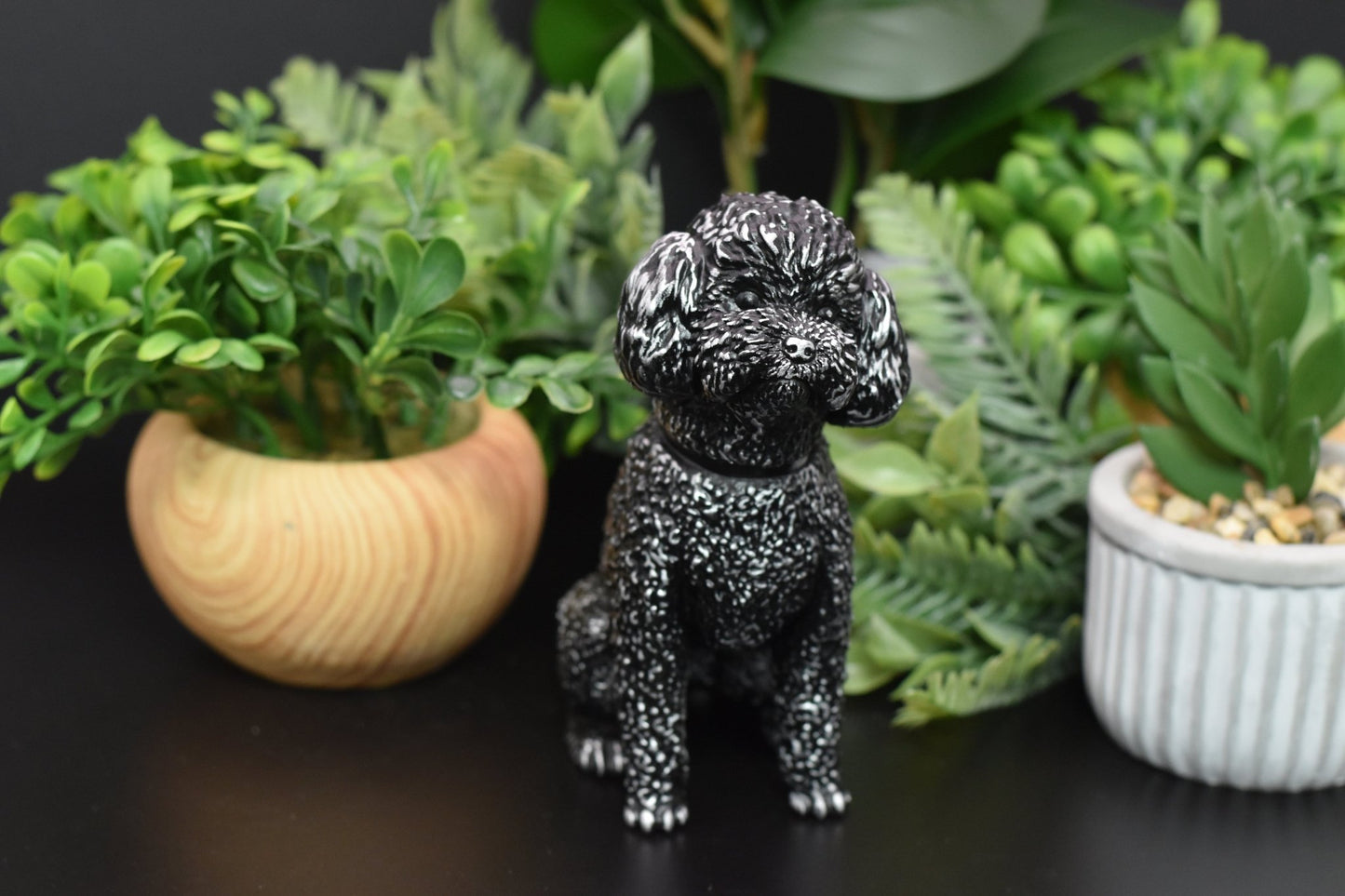 Poodle Sitting Statue - Furever Figures