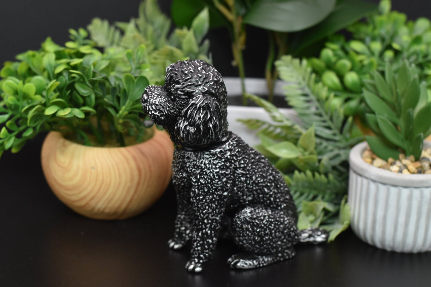 Poodle Sitting Statue - Furever Figures