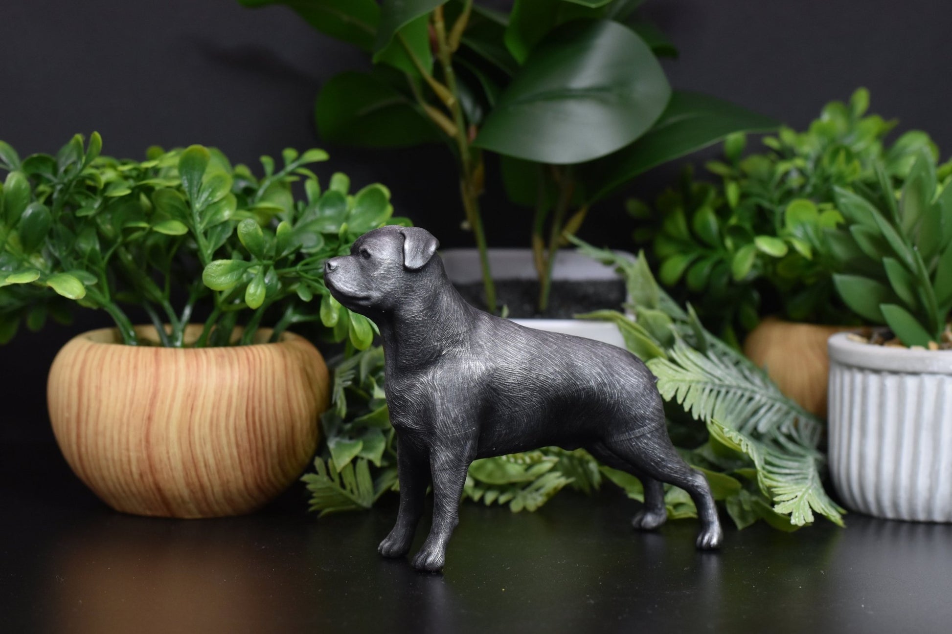 Rottweiler Statue Standing - Furever Figures